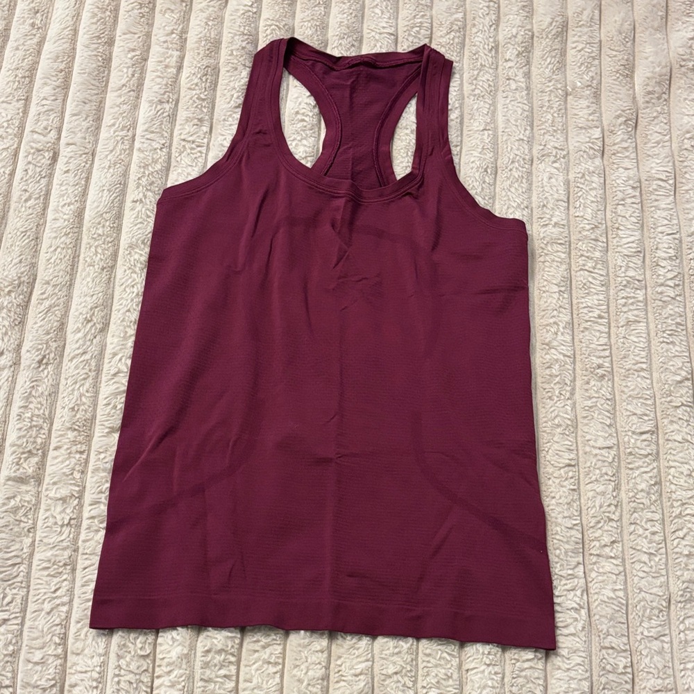 Lululemon Swiftly Tech Racerback tank hip length Sz 6